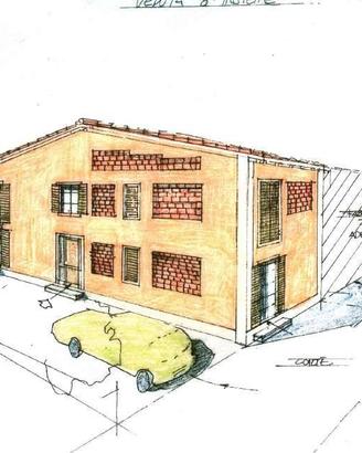 Rustico / Casale di 130 m² con 5 locali e posto au