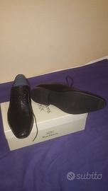 scarpe nere matrimonio nuove 44