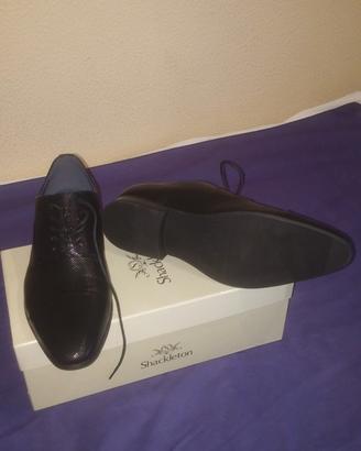 scarpe nere matrimonio nuove 44