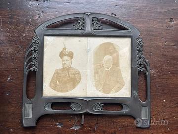 cornice epoca liberty in peltro