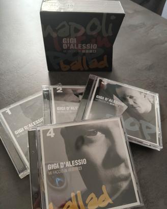 4 Cd originali di Gigi D'Alessio