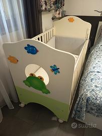 lettino + cassettiera + armadio 