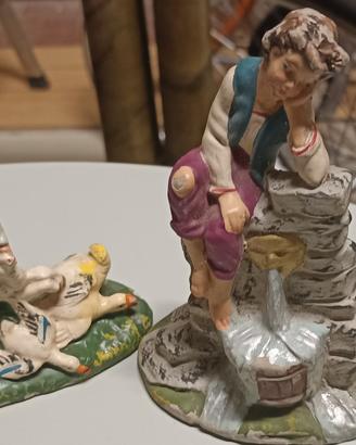 antiche statuine presepe in cata pesta 
