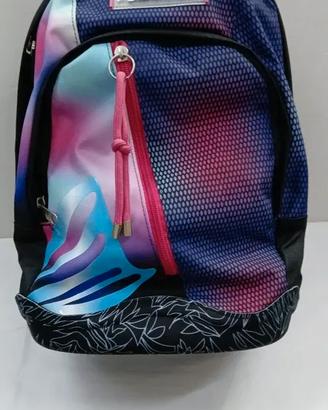 Seven Zaino Scuola Dual, Rosa e Viola