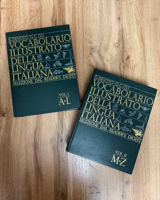 Set completo 2 volumi Devoto-oli vintage