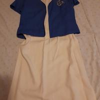 completo vestito giacca puro lino