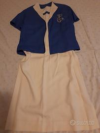 completo vestito giacca puro lino