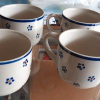 4 tazze stile country