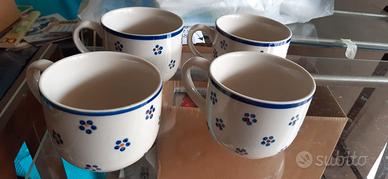 4 tazze stile country