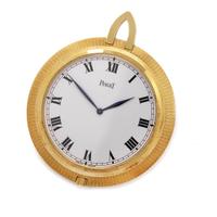 Piaget pocket watch flying saucer yellow gold