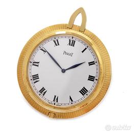 Piaget pocket watch flying saucer yellow gold
