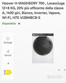 Lavasciuga Hoover H-WASH&DRY 700