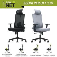 Sedia poltrona ufficio supporto lombare