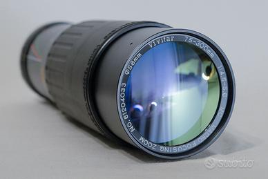 Vivitar 75-300mm f/4.5-5.6 MC Macro – Attacco MD