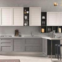 CUCINA IN PROMOZIONE A ROMA grigio fumo e bianco