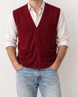 Gilet cardigan vintage made in Italy lana tg. L