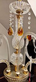 Lampadario in cristallo 