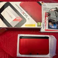 Nintendo 3DS XL rosso come nuovo