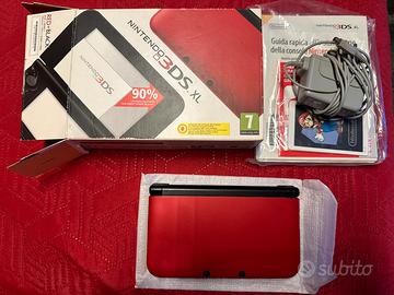 Nintendo 3DS XL rosso come nuovo