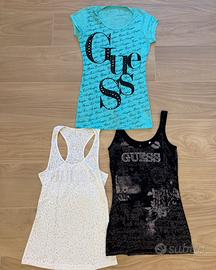Lotto 3 magliette/tank top Guess