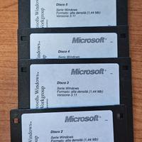 windows 3.11 e msdos 6.22 su floppy