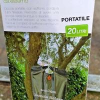 Doccia campeggio 20 litri acqua calda doccia solar