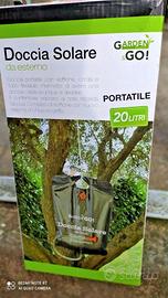 Doccia campeggio 20 litri acqua calda doccia solar