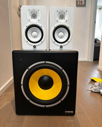 Coppia Yamaha HS5 e Subwoofer Fame PRO