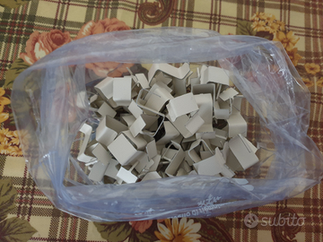 10/50 ganci tende chiari larghi alluminio infissi