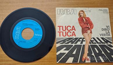 Disco vinile 45 giri Raffaella Carra' Tuca Tuca