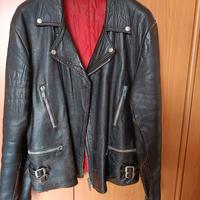 Chiodo vera pelle, originale GB, anni 80, tg 48/50