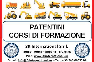 Patentino Cappotto Escavatore Muletto PLE