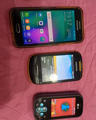Samsung Galaxy A3, Samsung Corby 2, LG KS360 