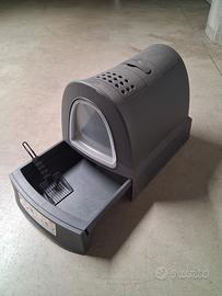 Cassetta per gatto con cassetto estraibile
