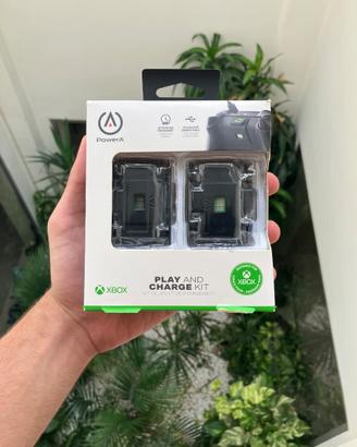 PowerA Play & Charge Kit Xbox – 2 batterie ricaric