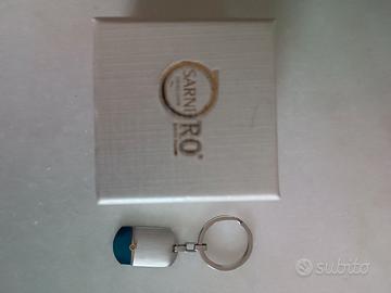 Portachiavi Sarni Oro Uomo Acciaio