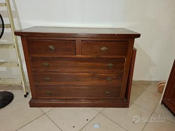 cassettiera arte povera