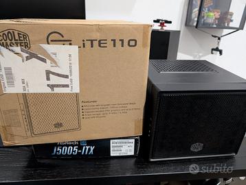 ASRock J5005 ITX 16GB DDR4 Cooler master Elite 110