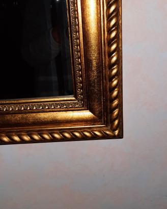Specchio cornice dorata
