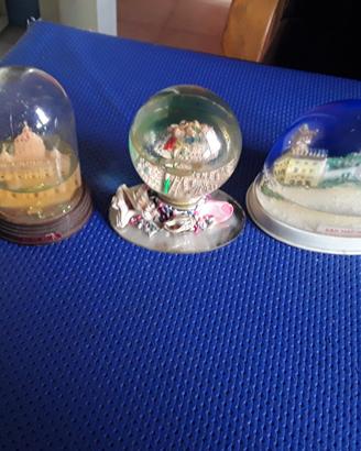 3 palle di neve Souvenir 