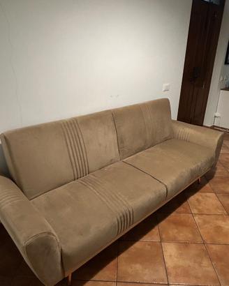 Divano letto 3 posti grande e comodo (clic clac)