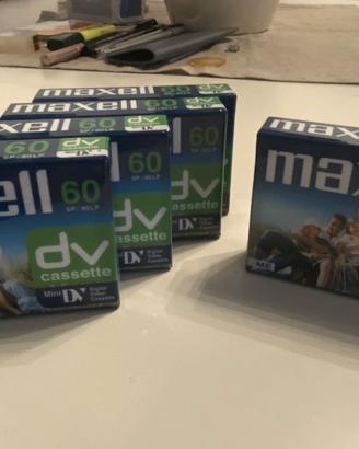 5 Cassette VIDEO MiniDV nuove