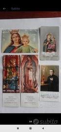 Lotto 14 santini religiosi d'epoca. 