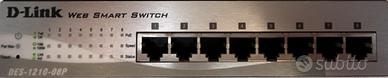 Switch Dlink DES-1210-08P Senza Alimentatore