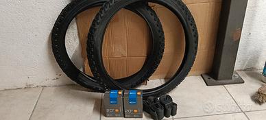 Copertoni 20" più 4 camere d'aria 