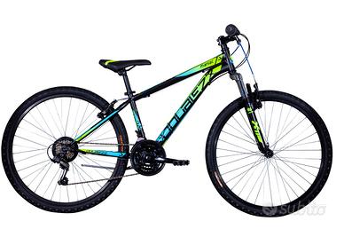 Bicicletta MTB maniac 26’’ V Brake azzurrogiallo