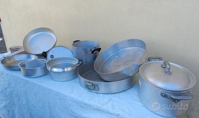 set pentole alluminio (7 pezzi)