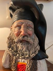 Scultura busto ceramica Sarda artigianato