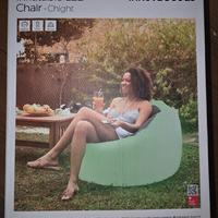 Poltrona gonfiabile con luce