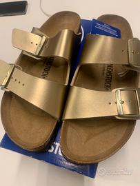 Birkenstock arizona gold taglia 40
